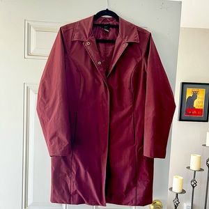 Burgundy Rain Coat